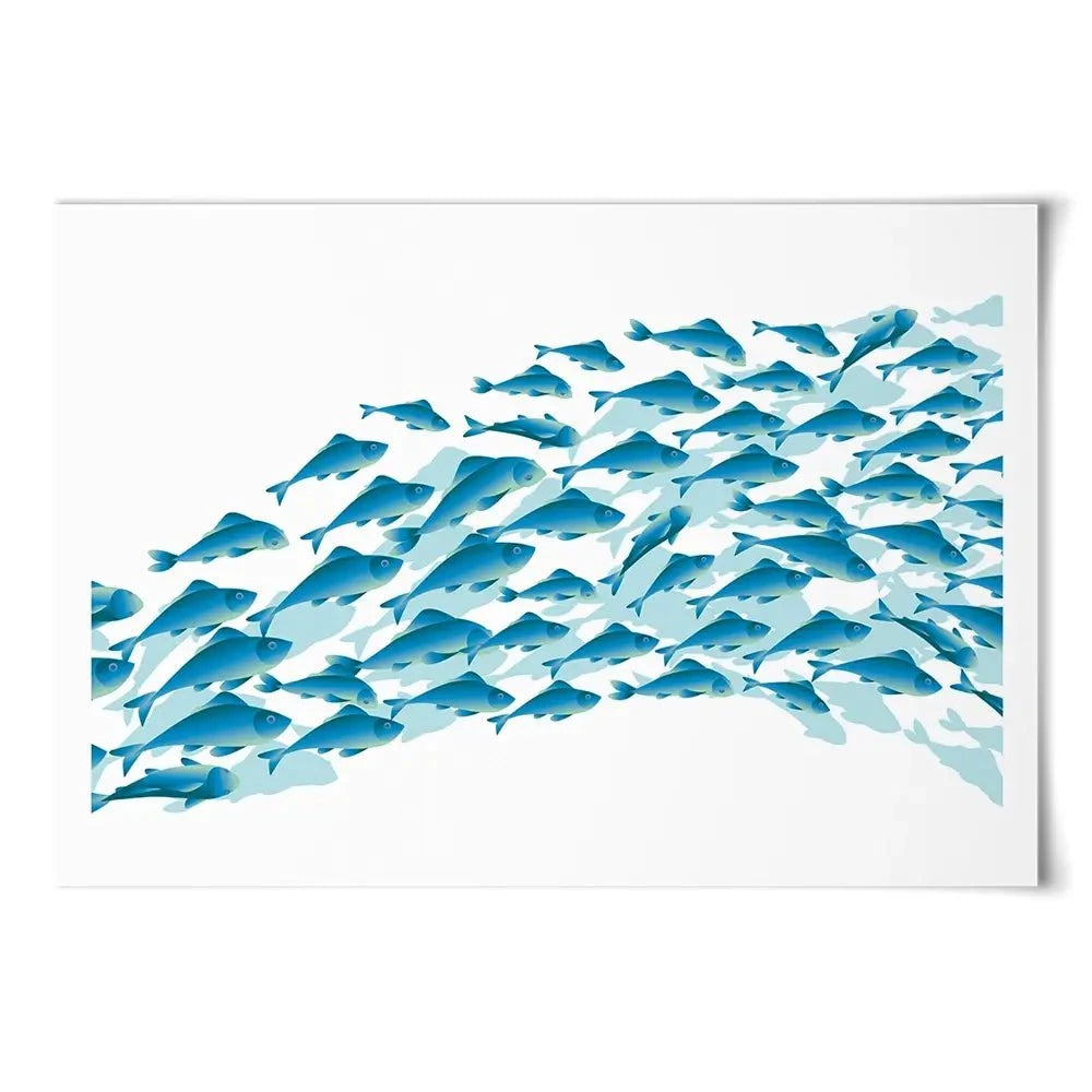 School Of Fish Art Print