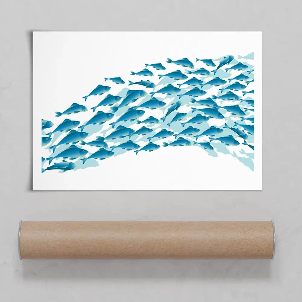 School Of Fish Art Print