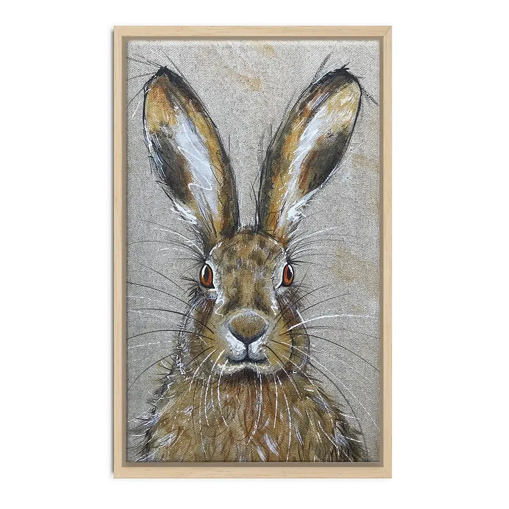 Harriet The Hare Canvas Print