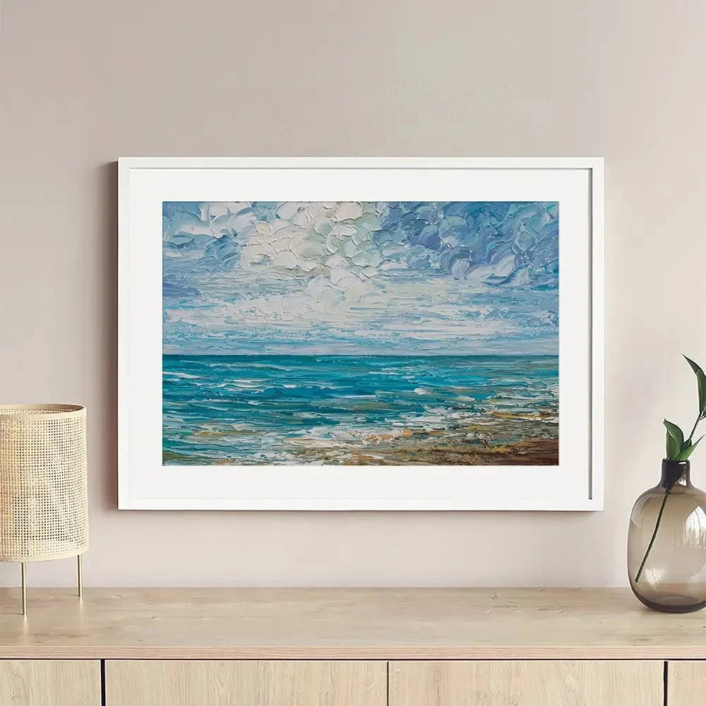 Clouds Framed Art Print