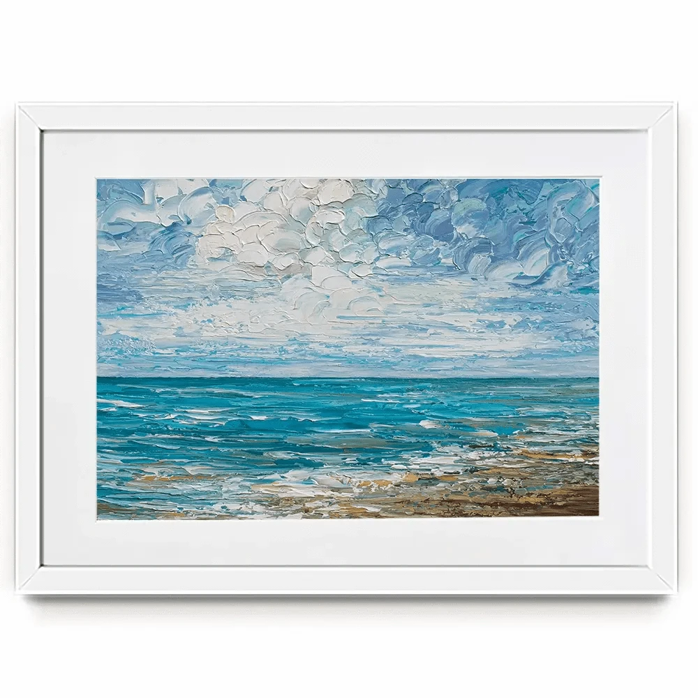 Clouds Framed Art Print
