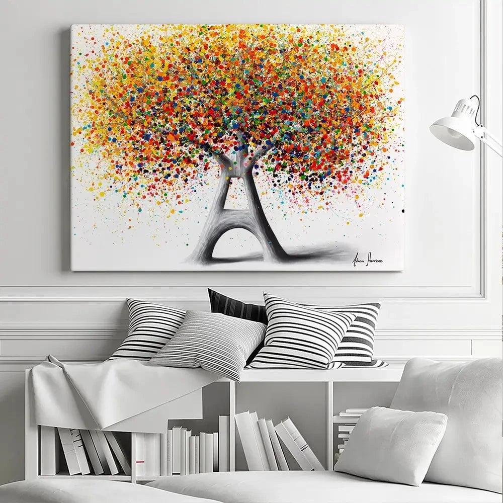 Tree Of Paris Canvas Print
