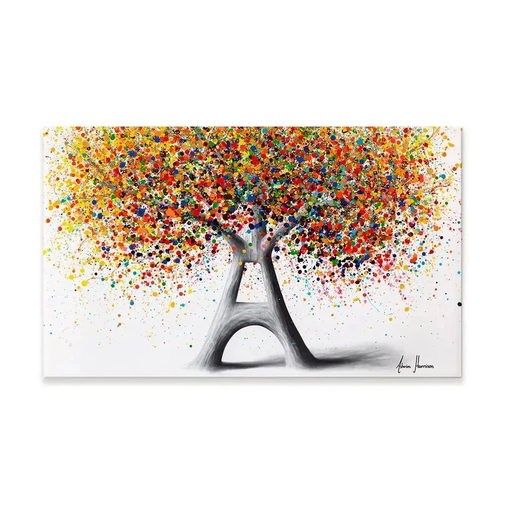Tree Of Paris Canvas Print