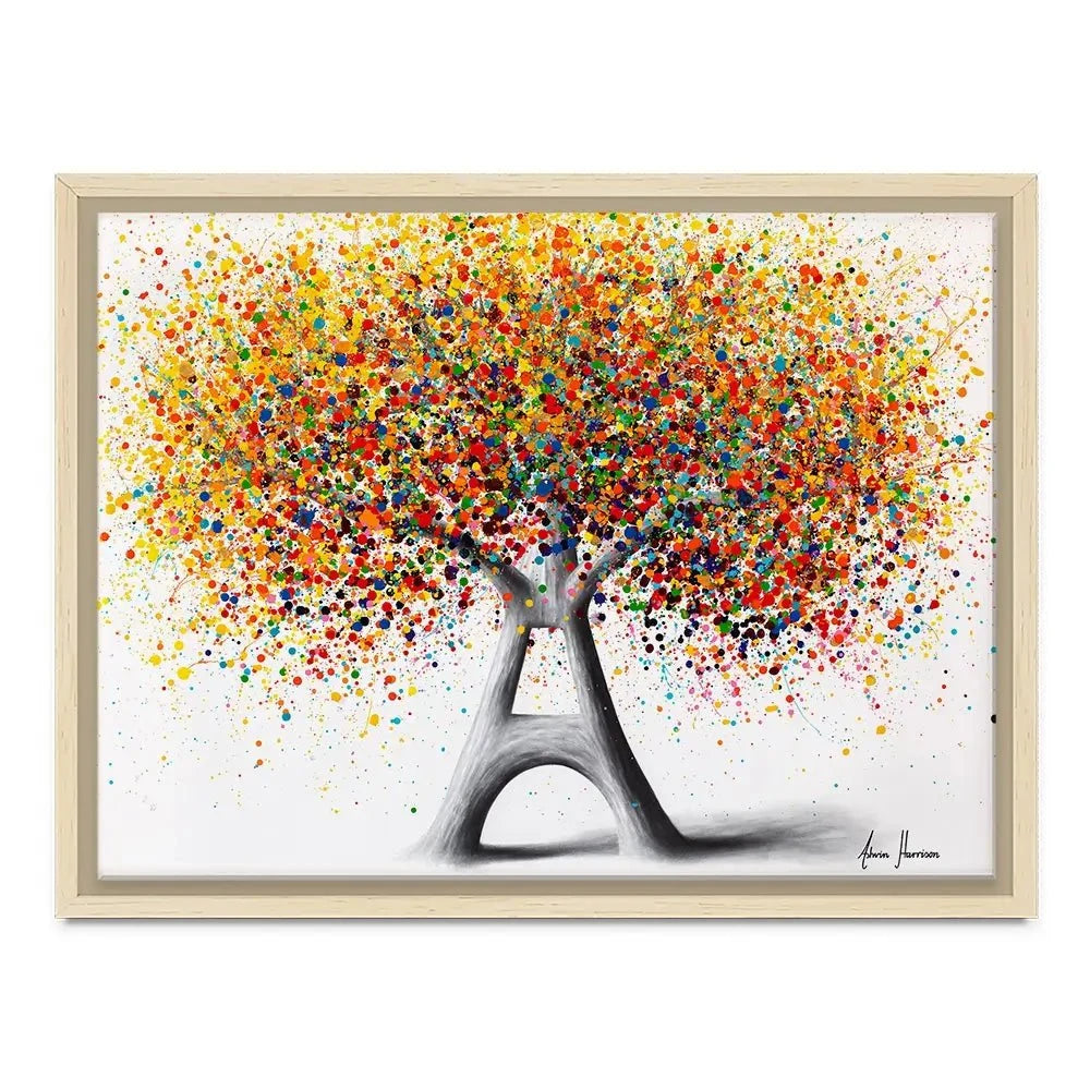 Tree Of Paris Canvas Print