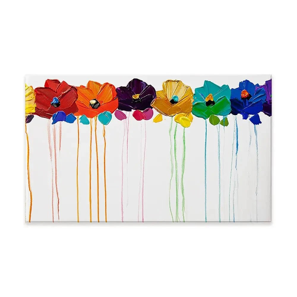 Colours On My Wall Canvas Print