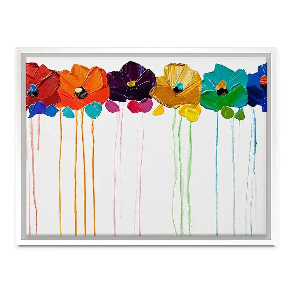 Colours On My Wall Canvas Print