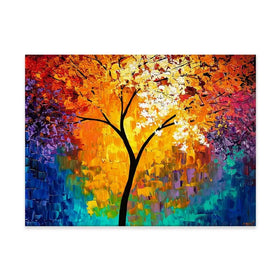 Rainbow Tree Of Life Canvas Print