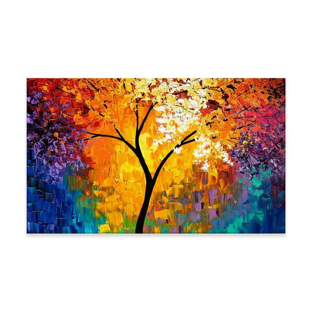 Rainbow Tree Of Life Canvas Print