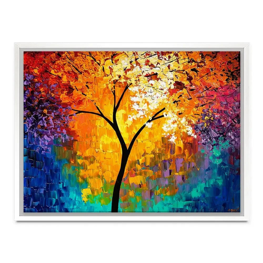 Rainbow Tree Of Life Canvas Print