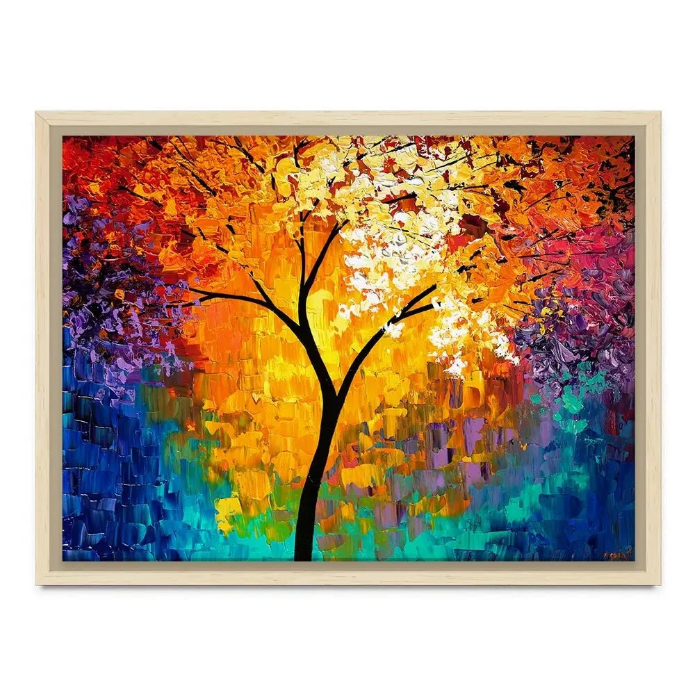 Rainbow Tree Of Life Canvas Print
