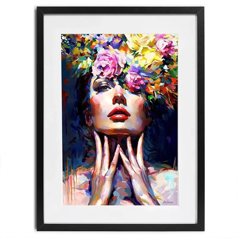 Mystery In Bloom Framed Art Print
