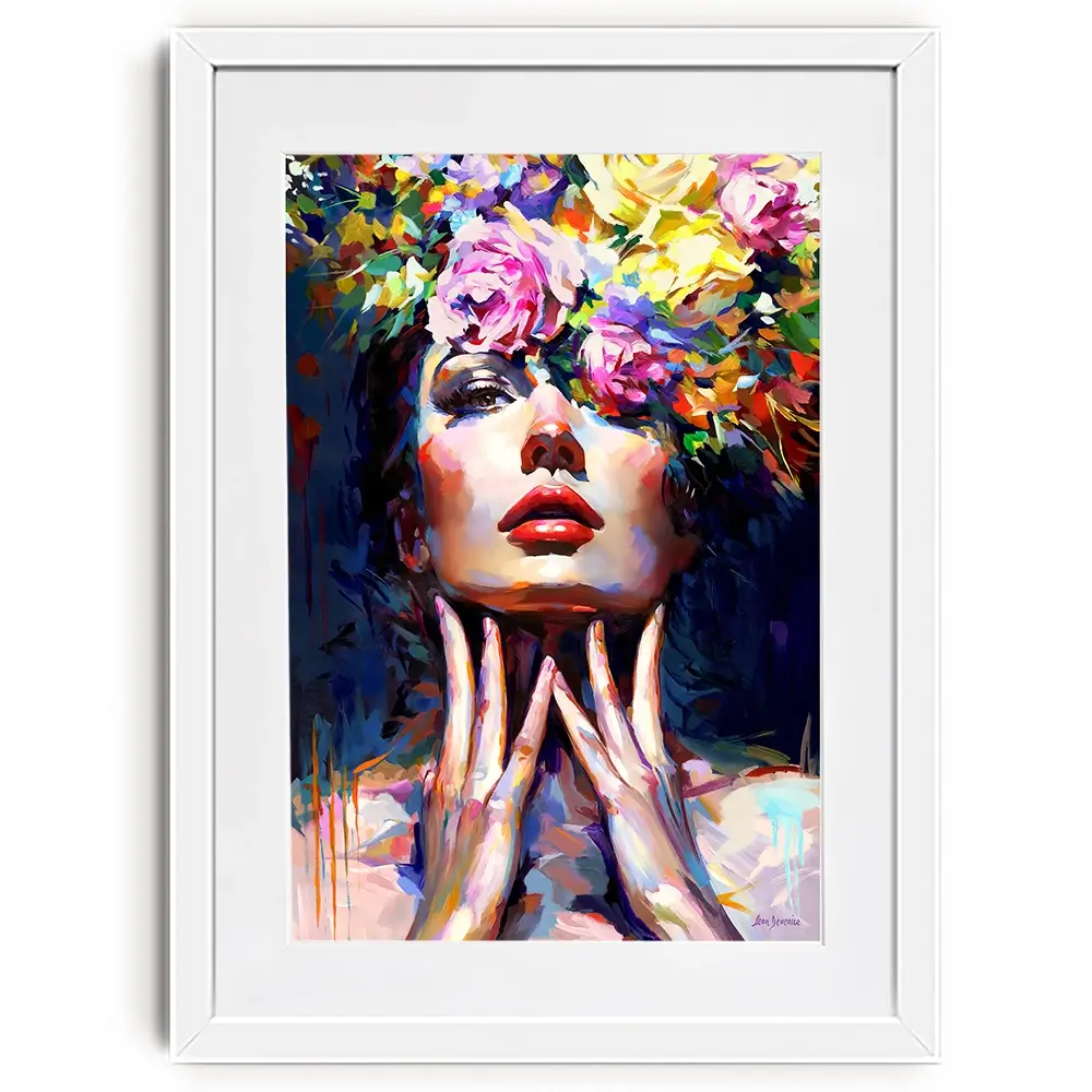 Mystery In Bloom Framed Art Print