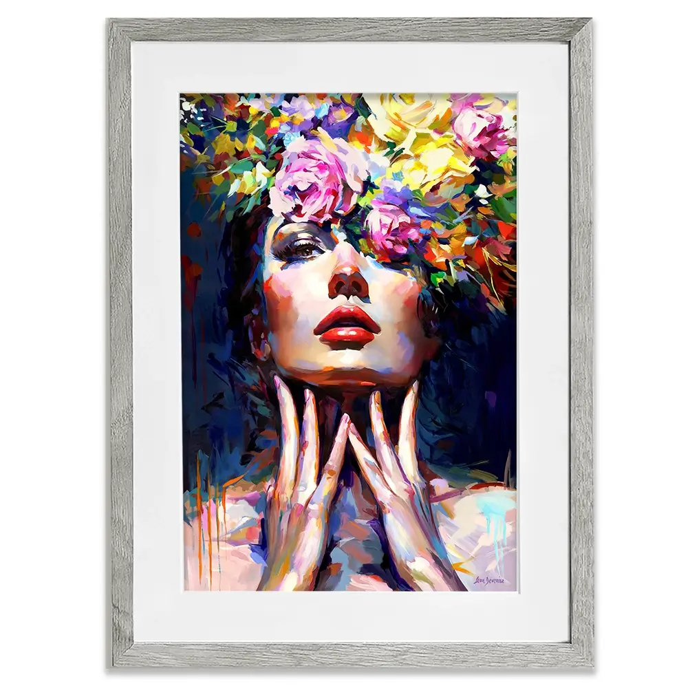 Mystery In Bloom Framed Art Print
