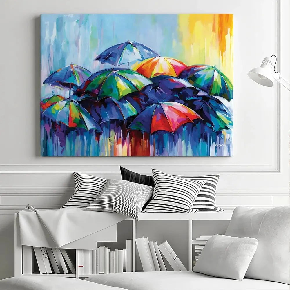The Rainy Day Blues Canvas Print