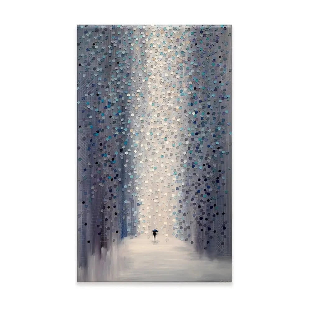 Hazy Rain Canvas Print