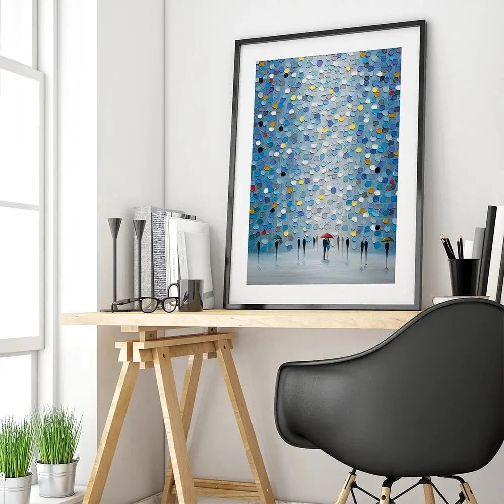 Blue Heaven Framed Art Print