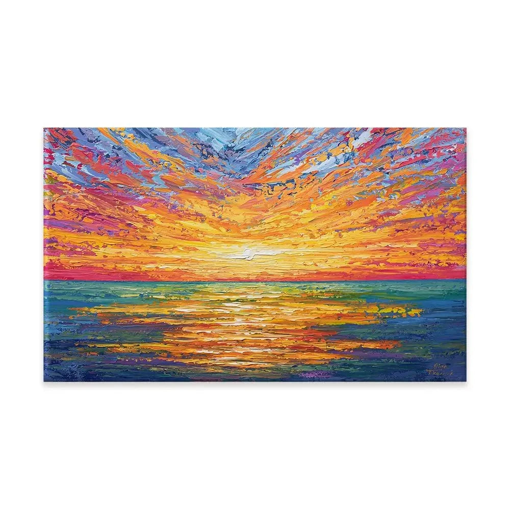 Glowing Sun Canvas Print