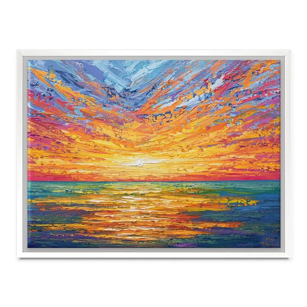 Glowing Sun Canvas Print