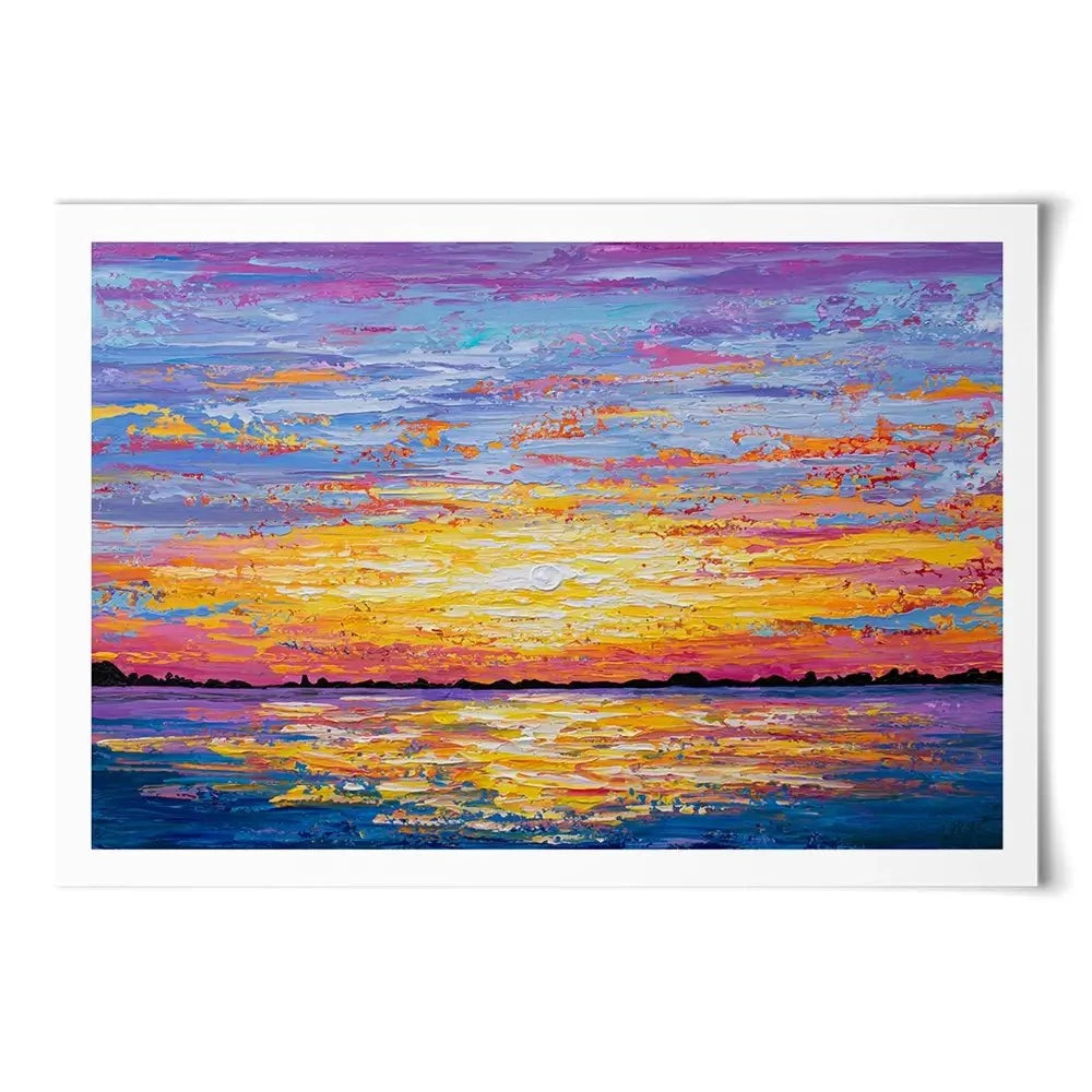 Sunset For Days Art Print