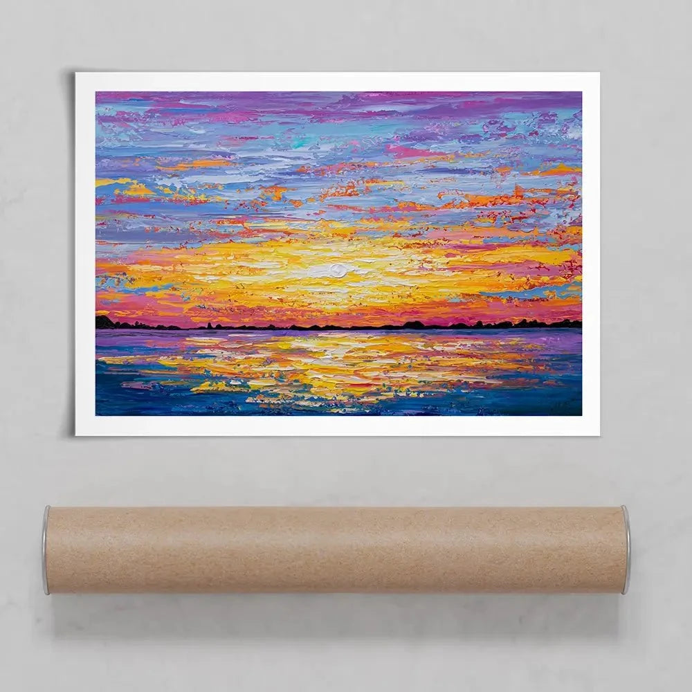 Sunset For Days Art Print