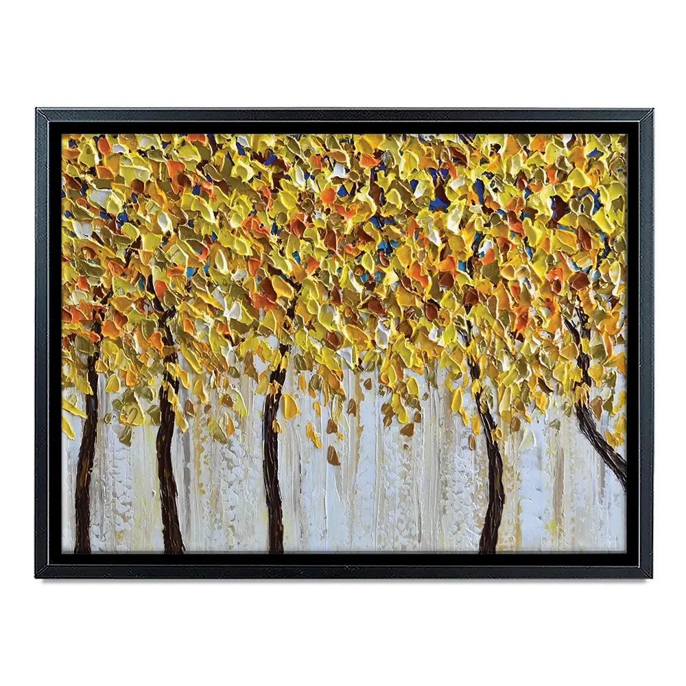 Yellow Trees Canvas Print