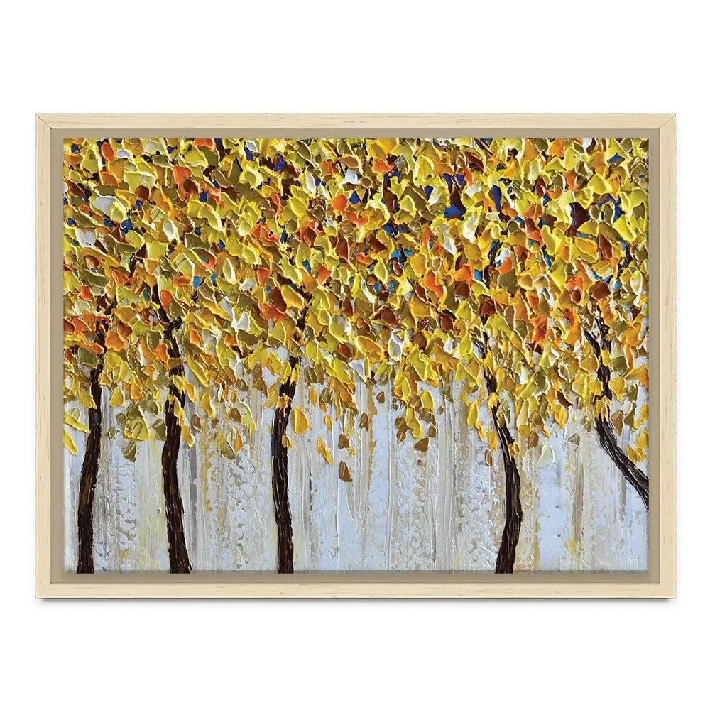 Yellow Trees Canvas Print