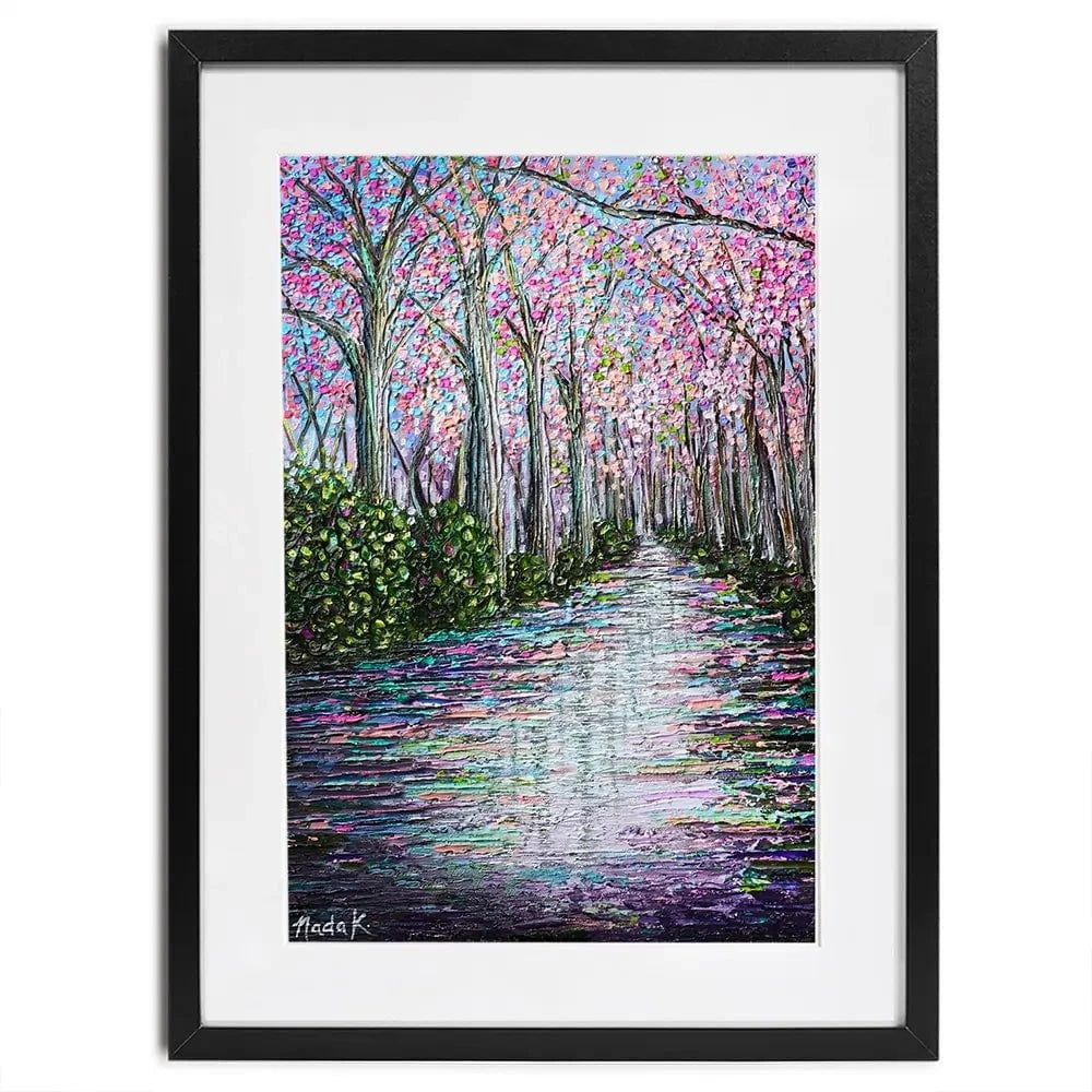 Beauty In The Puddle Framed Art Print