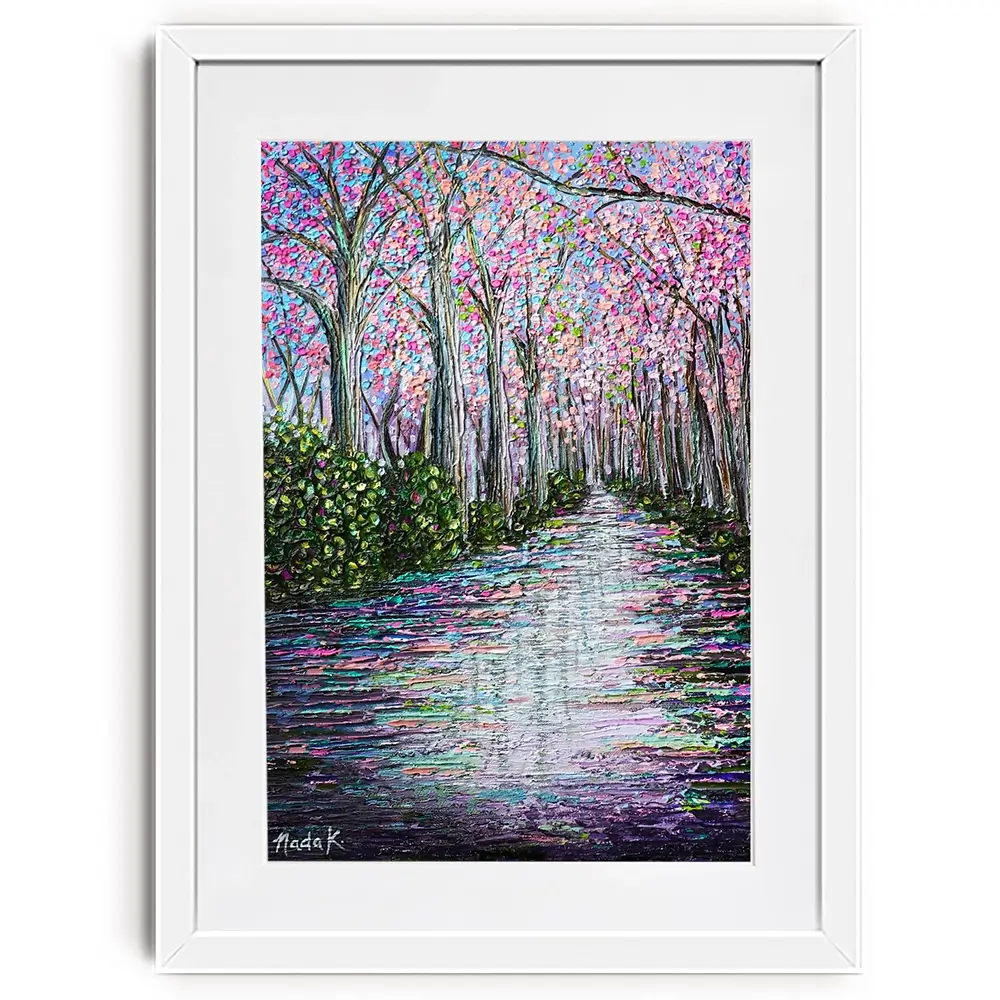 Beauty In The Puddle Framed Art Print