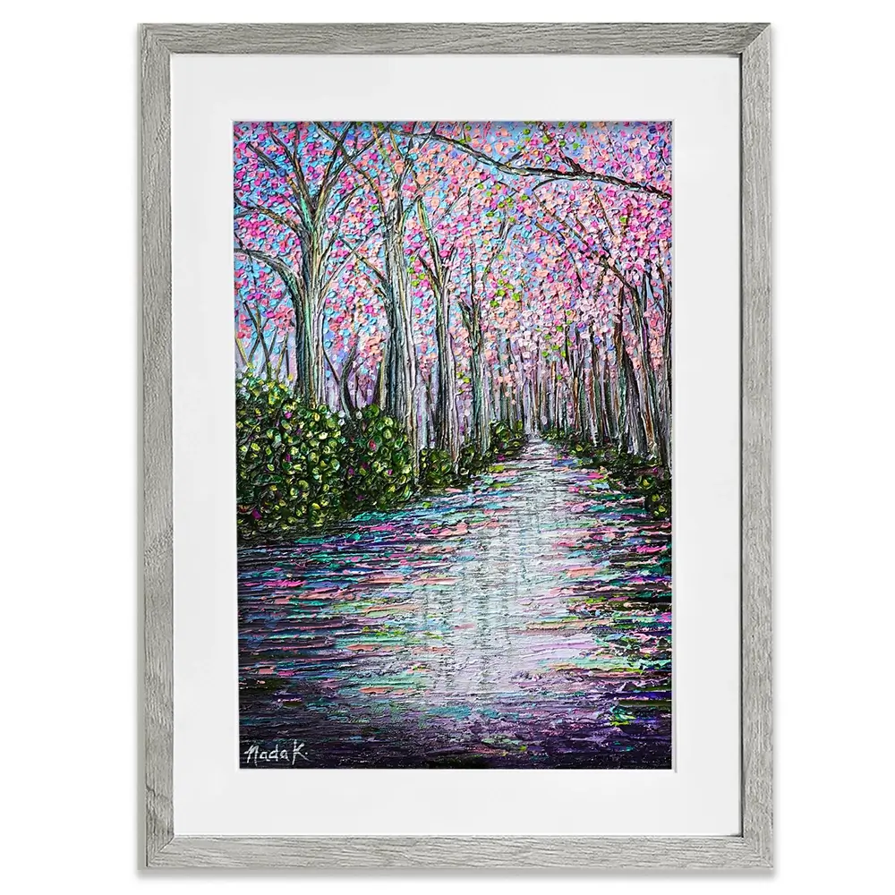Beauty In The Puddle Framed Art Print