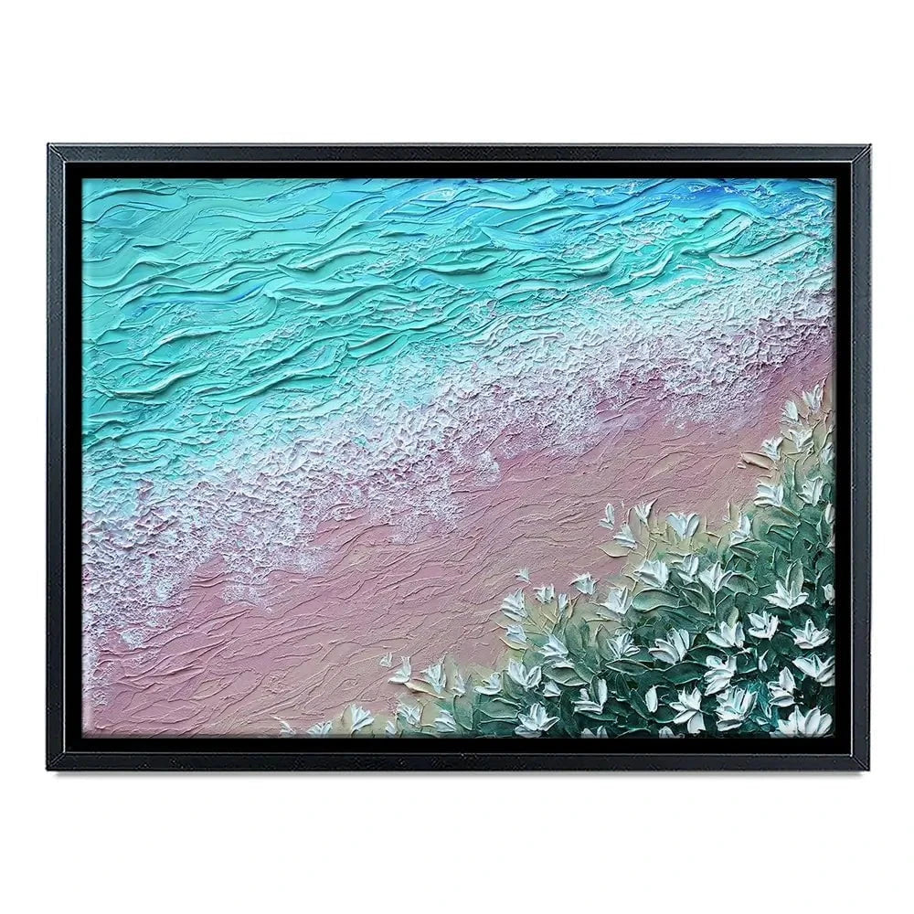 Beachy Flowers Canvas Print