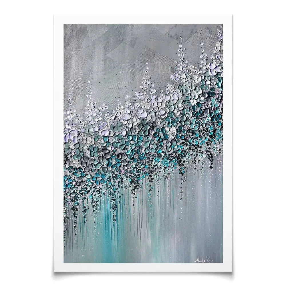 Please Me Grey Art Print