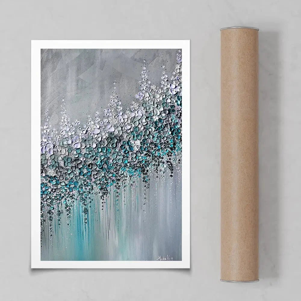 Please Me Grey Art Print