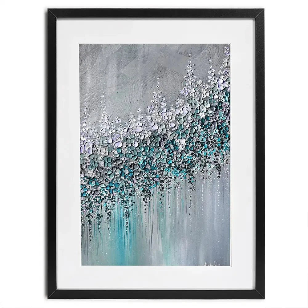 Please Me Grey Framed Art Print
