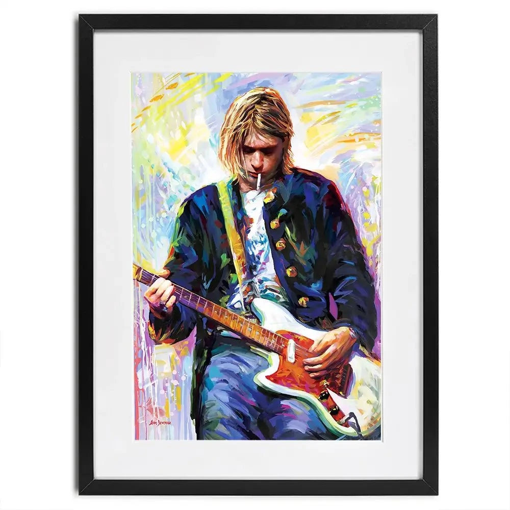 Kurt Cobain Framed Art Print