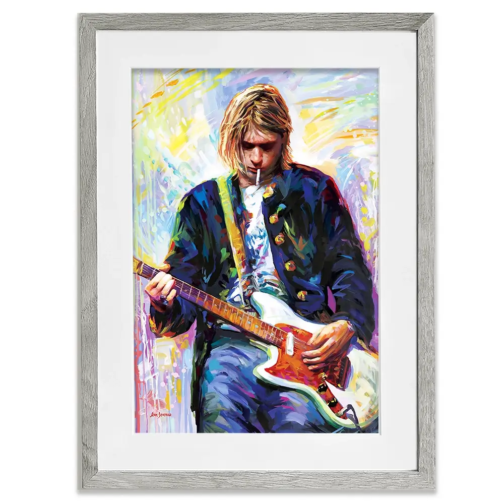 Kurt Cobain Framed Art Print