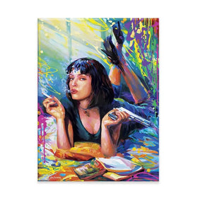Colourful Pulp Fiction Canvas Print