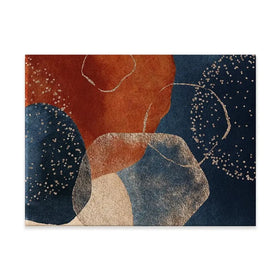 Terracotta Abstract Canvas Print