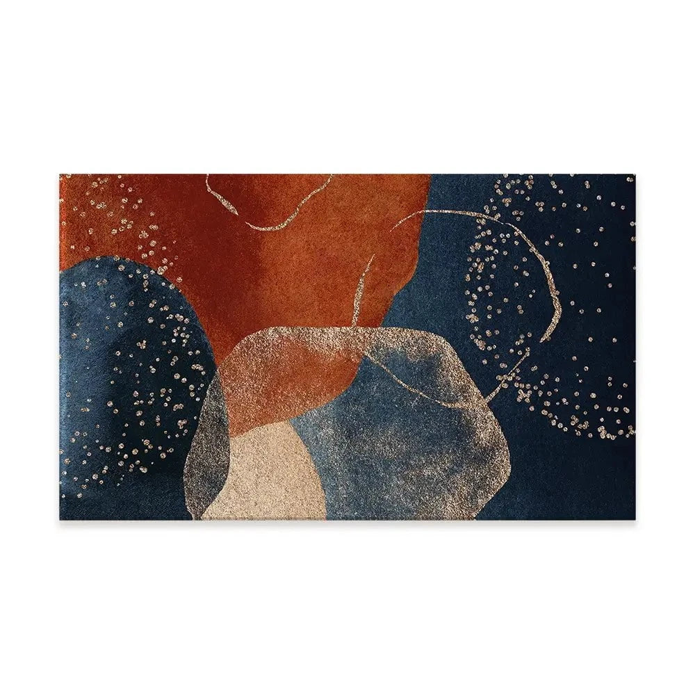 Terracotta Abstract Canvas Print