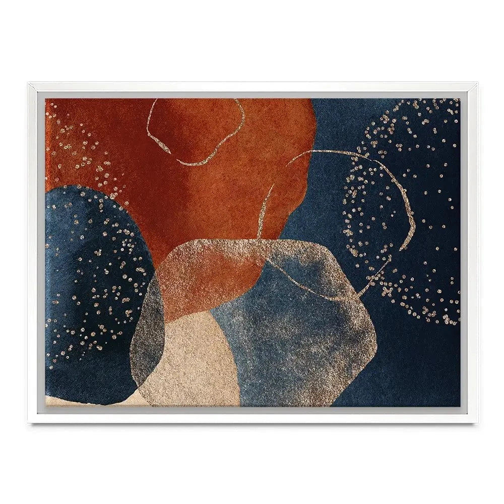 Terracotta Abstract Canvas Print