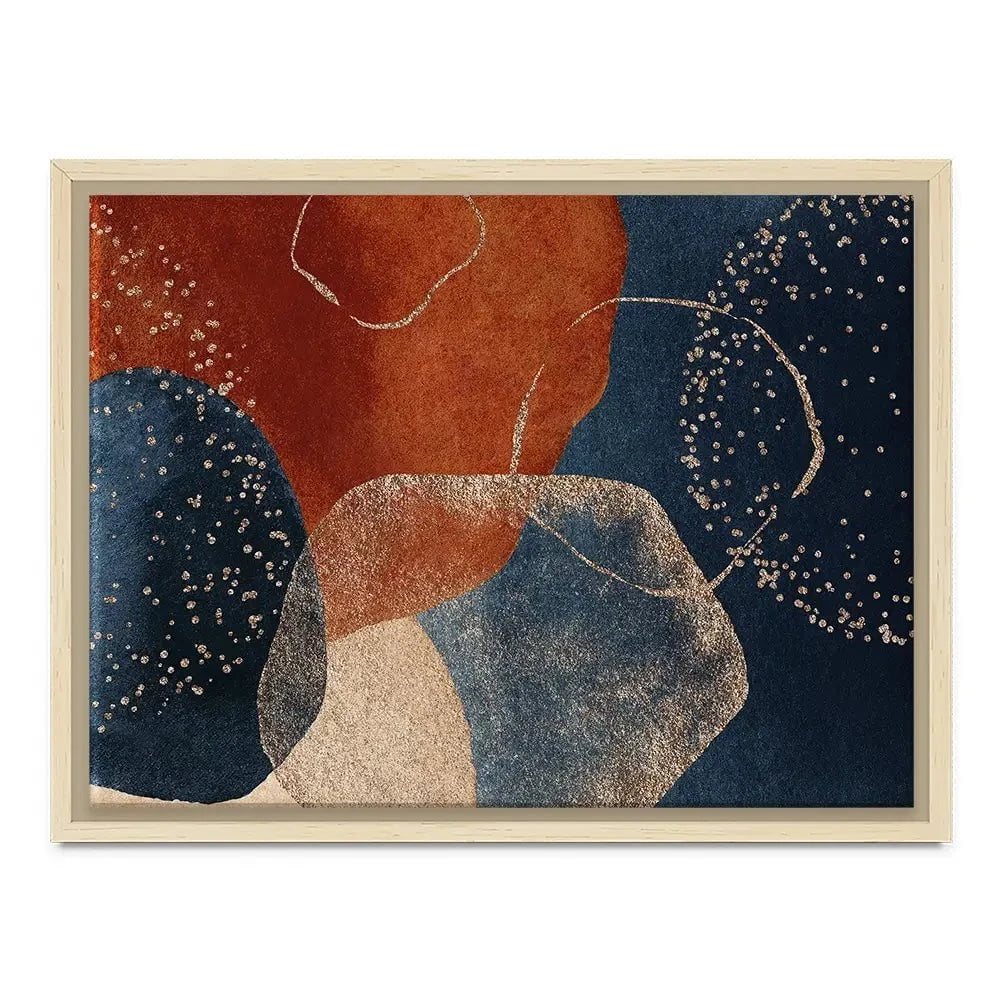Terracotta Abstract Canvas Print