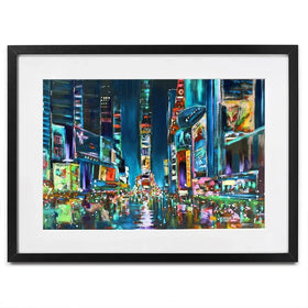 Times Square Delight Framed Art Print