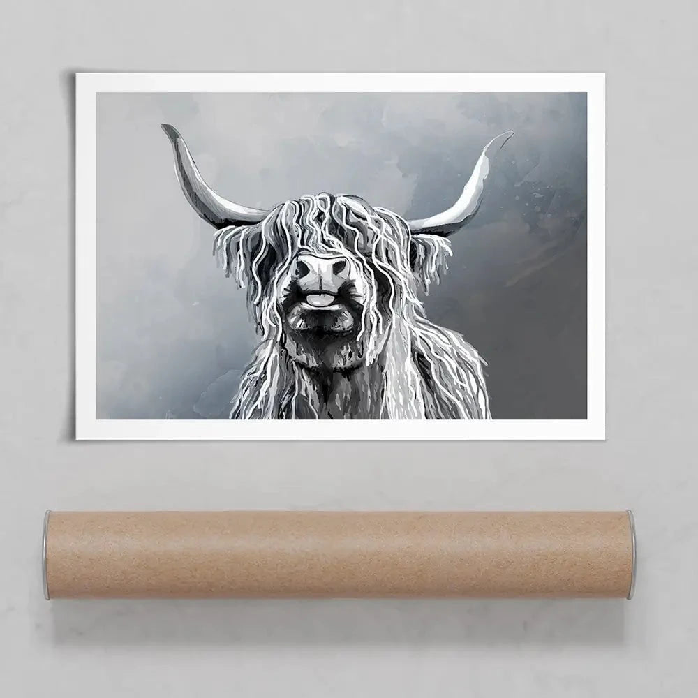 Highland Cattle Art Print