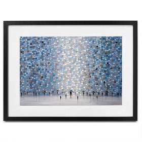 Dancing Rain Framed Art Print
