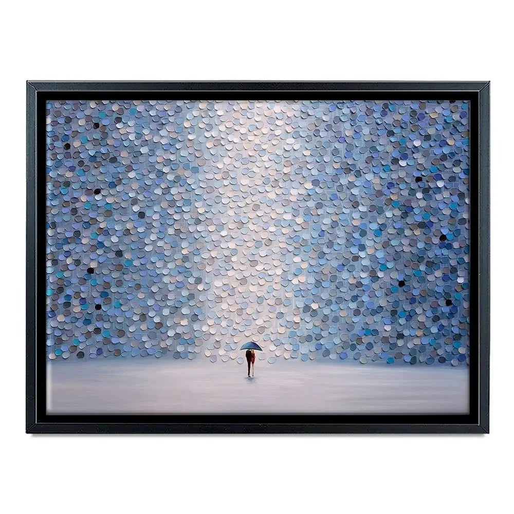 Love Under Umbrella Canvas Print