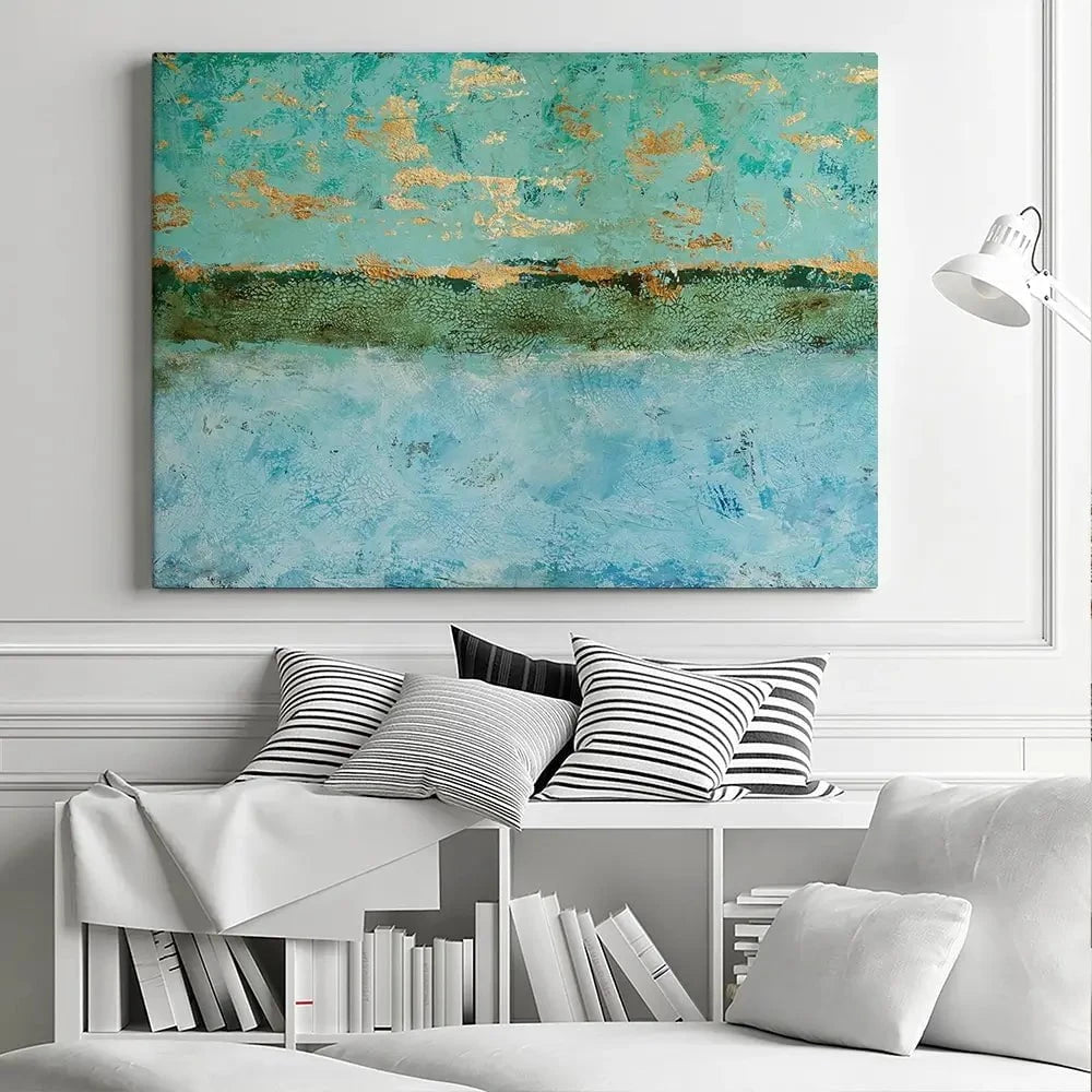 It's A Blue Green Thing Canvas Print