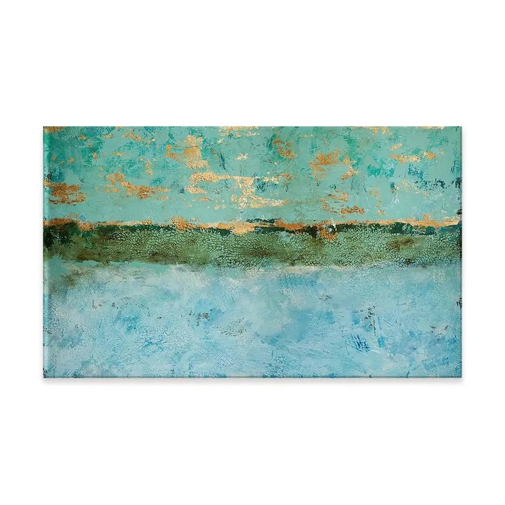 It's A Blue Green Thing Canvas Print