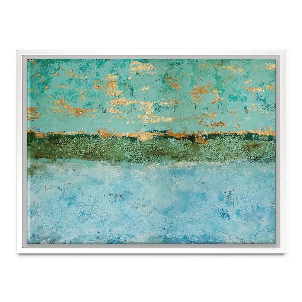 It's A Blue Green Thing Canvas Print