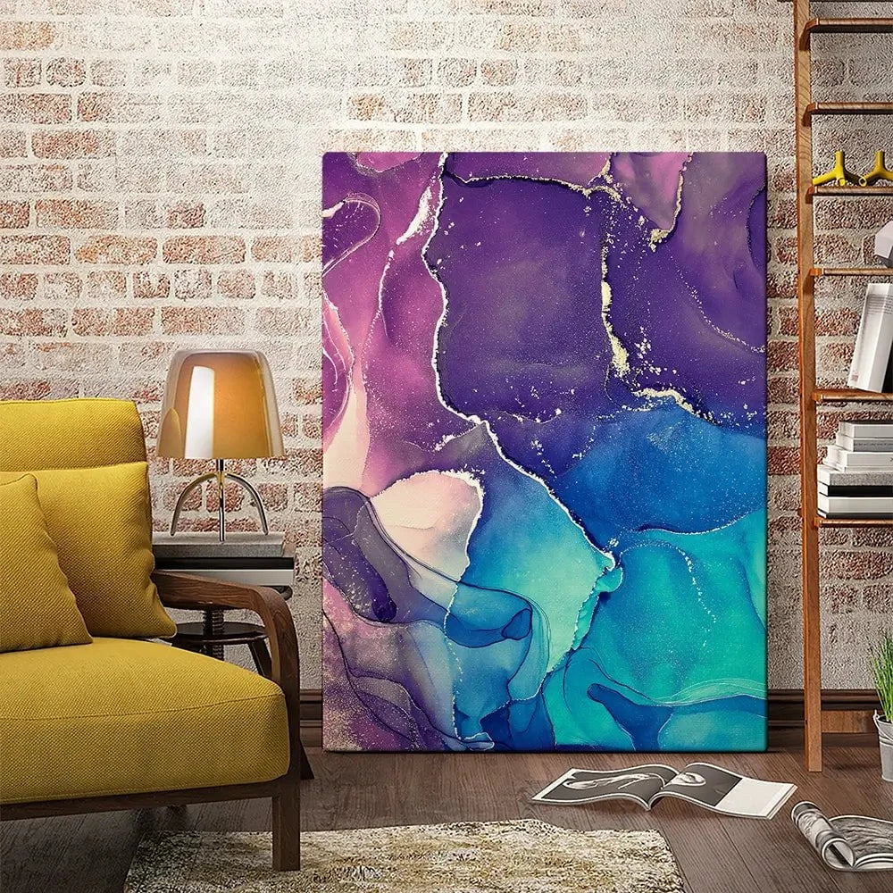 Pretty Marble Pattern Canvas Print