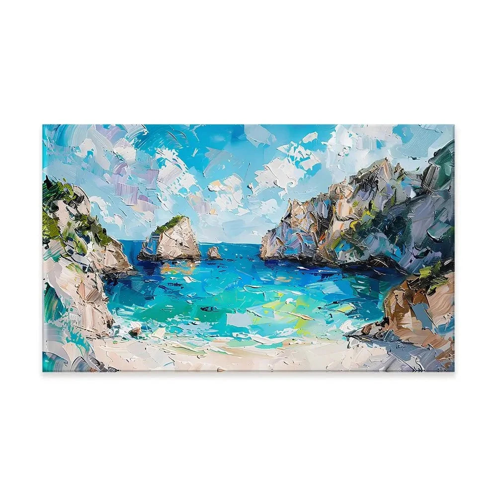 Beach Painting Canvas Print