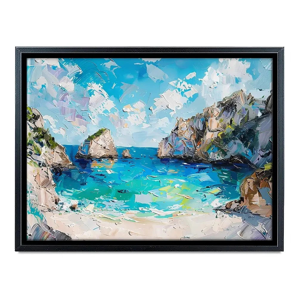 Beach Painting Canvas Print